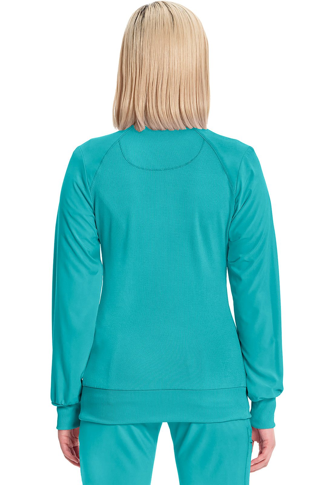 Women's Zip Front Jacket - Teal Blue