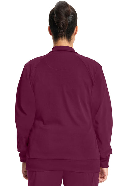 Women's Zip Front Jacket - Wine
