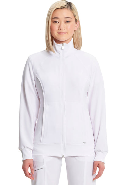 Women's Zip Front Jacket - White