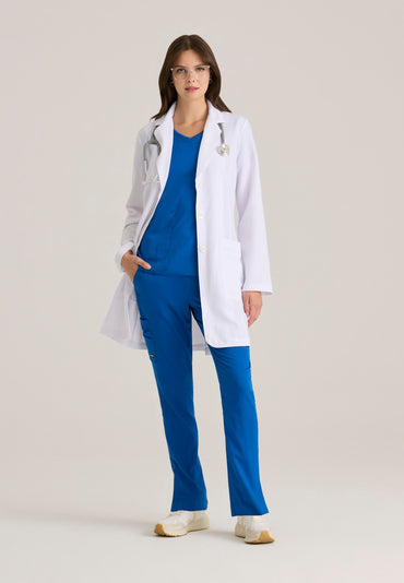 Morgan Lab Coat - White - Jen's Scrubs
