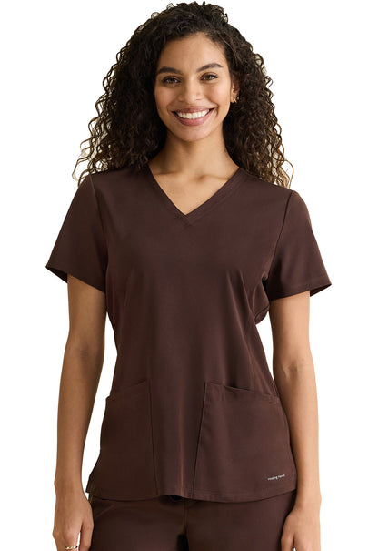 Women's Monica Top - Dark Chocolate