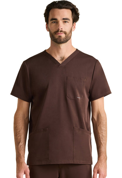 Men's Mathew Top - Dark Chocolate