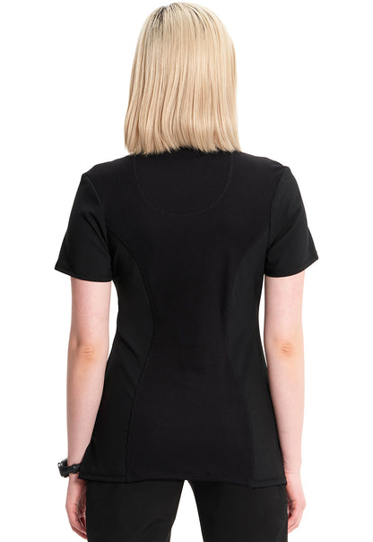 Women's Round Neck Top - Black