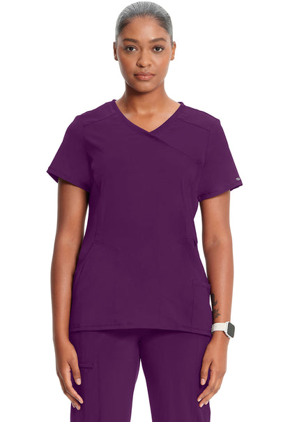Women's Round Neck Top - Eggplant