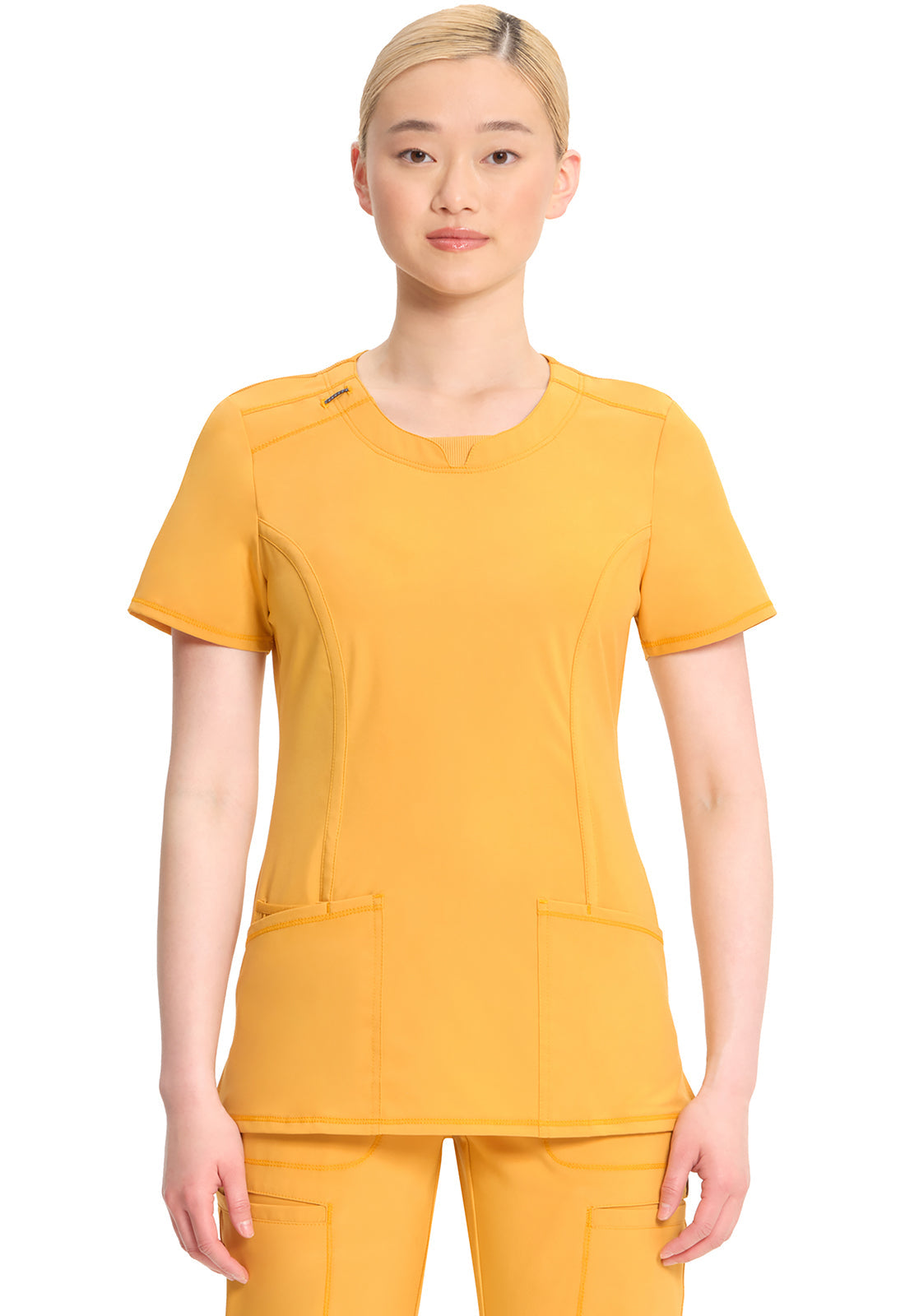 Women's Round Neck Top - Gold Rush