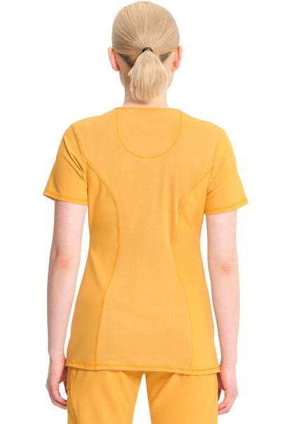 Women's Round Neck Top - Gold Rush