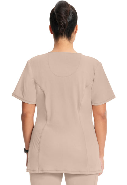 Women's Round Neck Top - Khaki