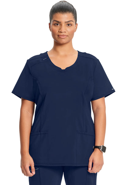 Women's Round Neck Top - Navy