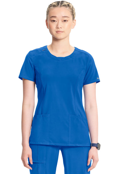 Women's Round Neck Top - Royal