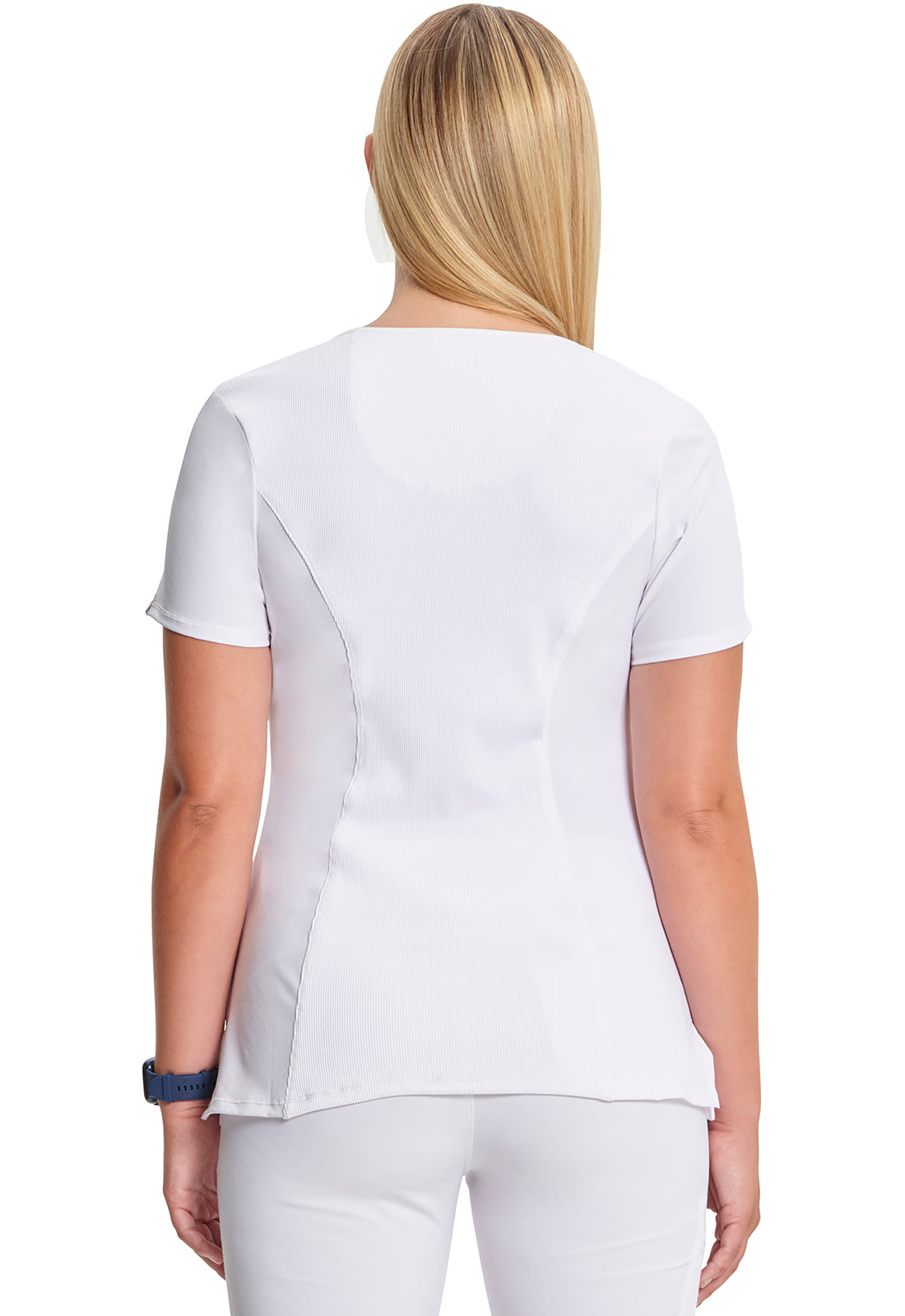 Women's Round Neck Top - White