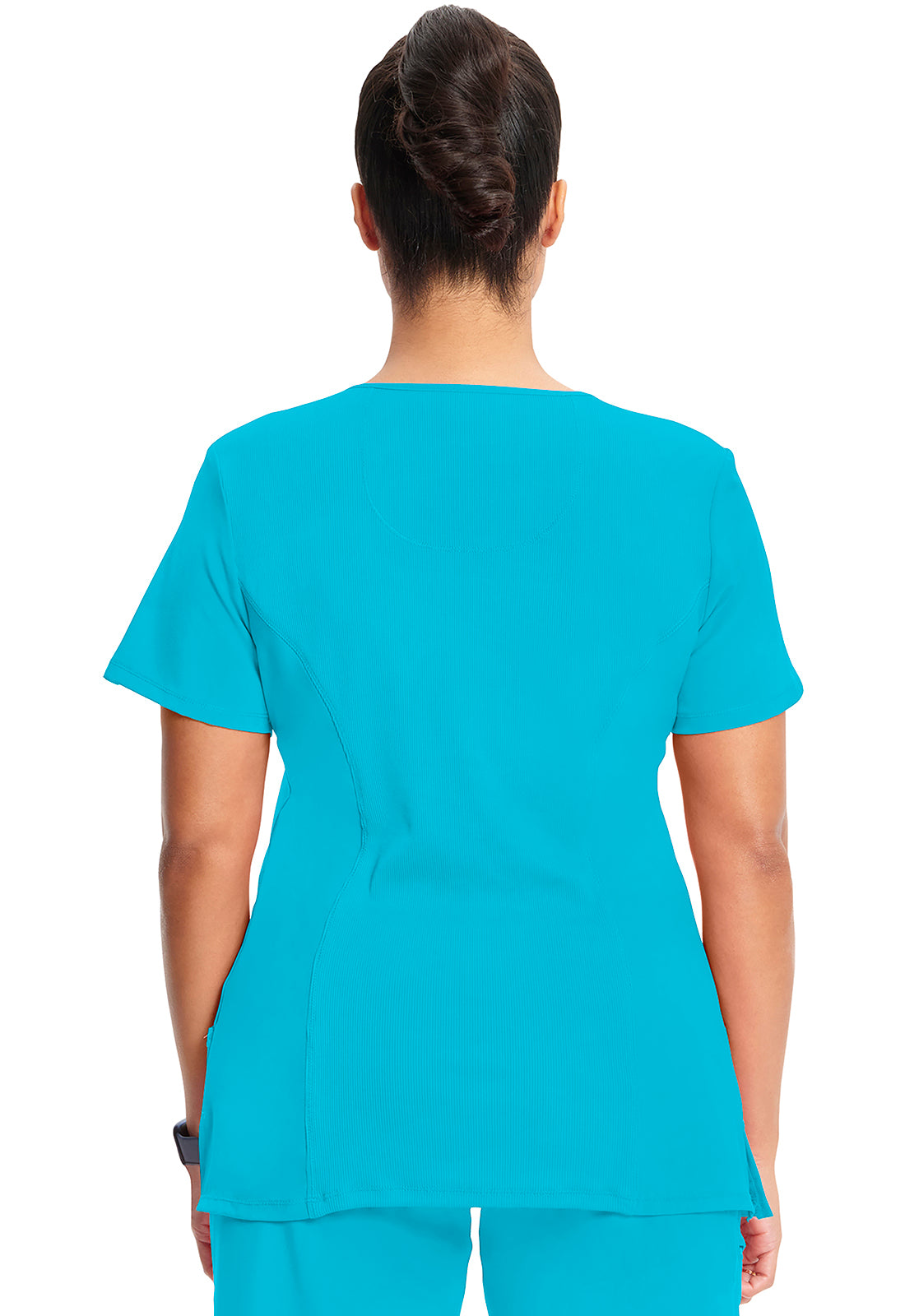 Women's Mock Wrap Top - Turquoise