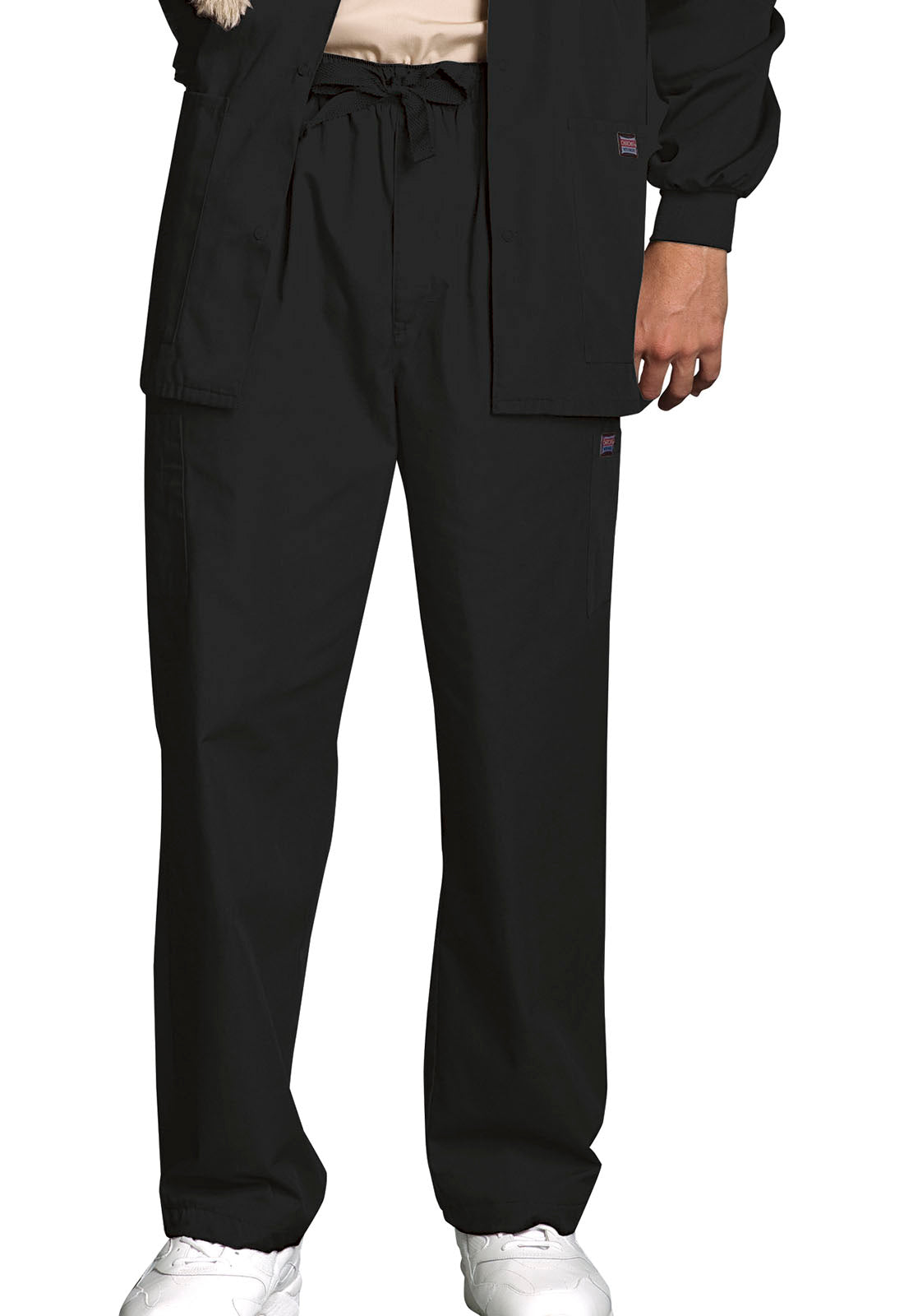 Men's Fly Front Cargo Pant - Black