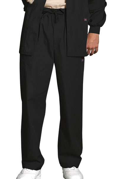 Men's Fly Front Cargo Pant - Black