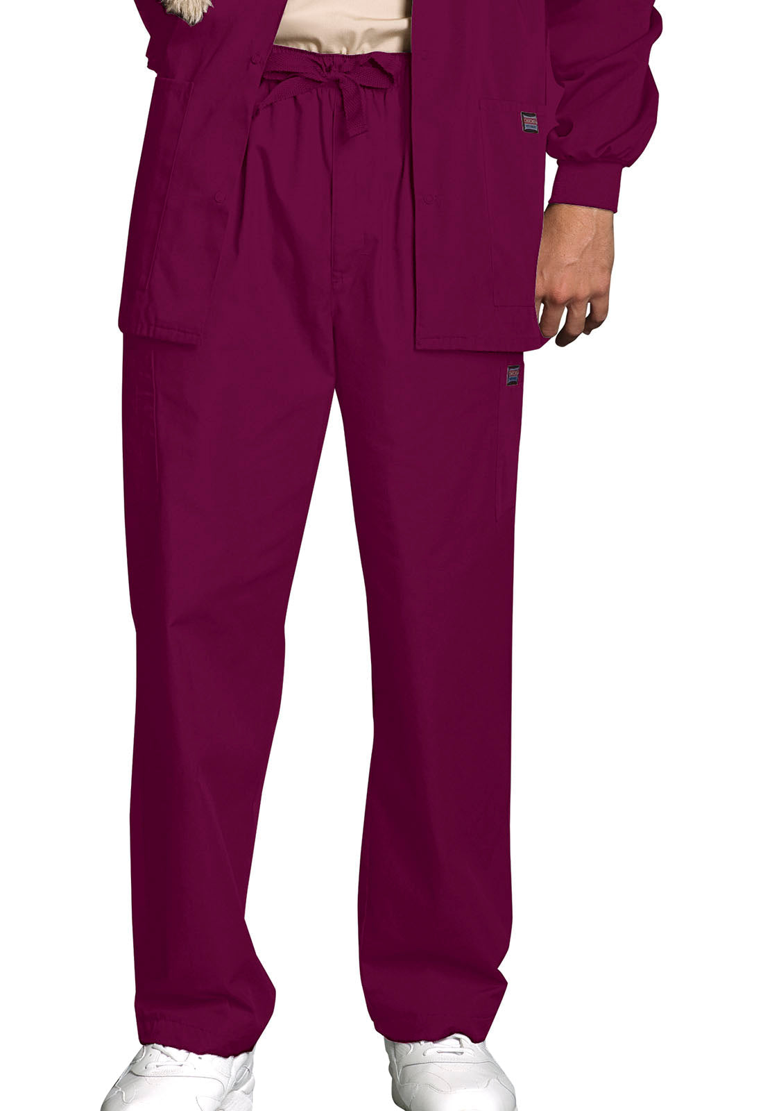 Men's Fly Front Cargo Pant - Wine