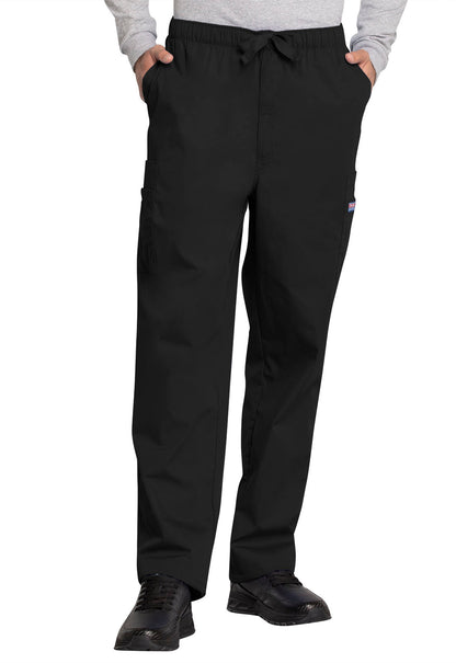 Men's Fly Front Cargo Pant - Black