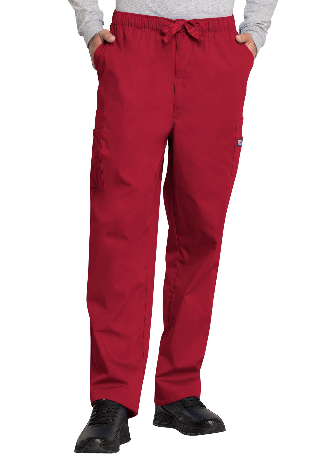 Men's Men's Fly Front Cargo Pant - Red
