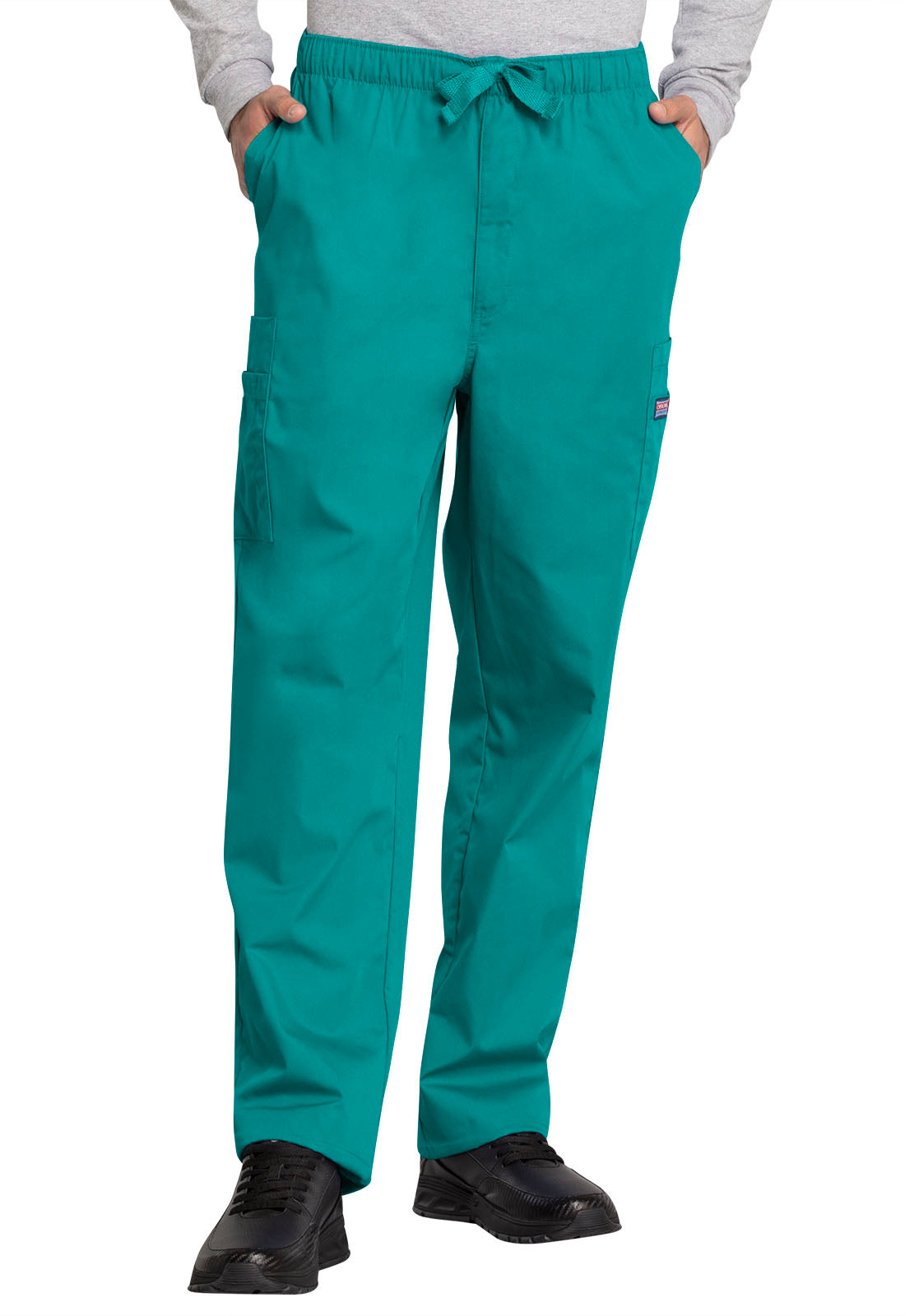 Men's Fly Front Cargo Pant - Teal Blue
