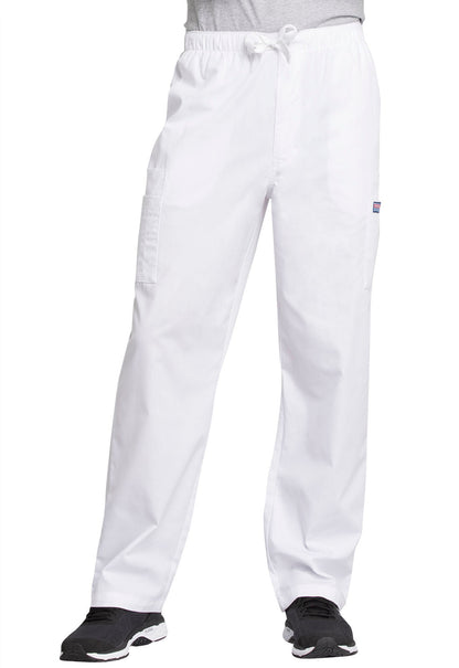 Men's Fly Front Cargo Pant - White