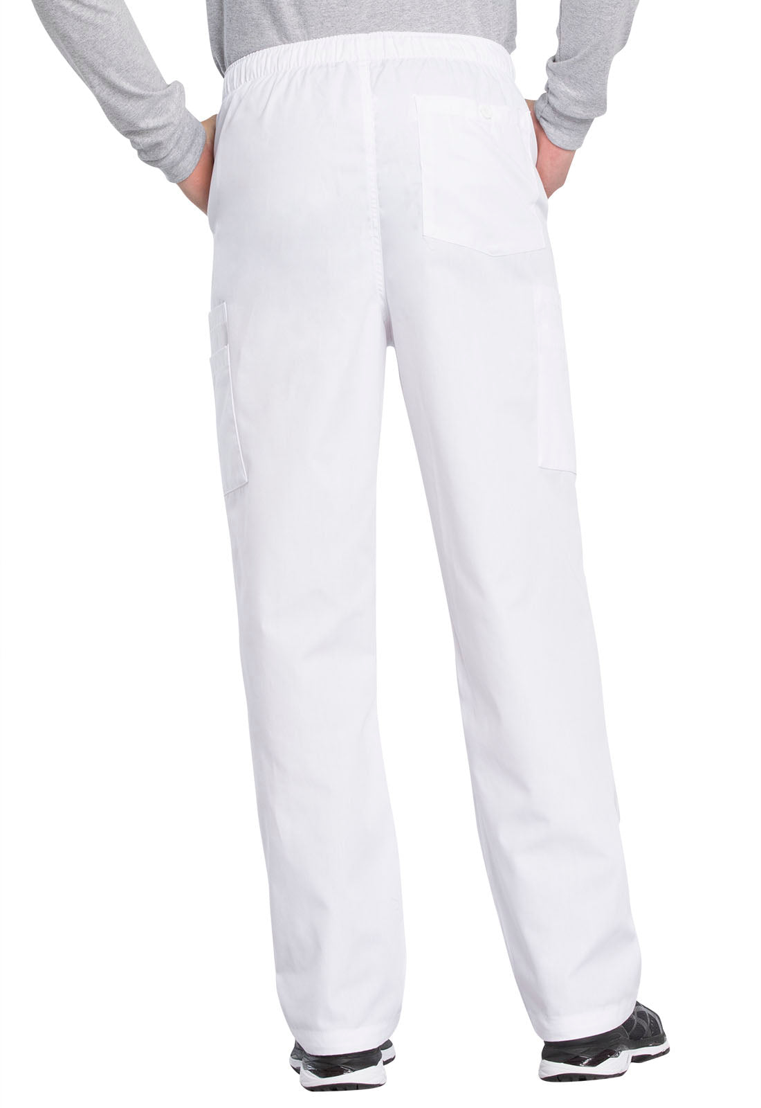 Men's Fly Front Cargo Pant - White