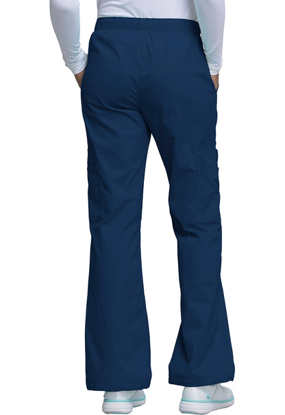 Women's Mid Rise Pull-On Cargo Pant - Navy
