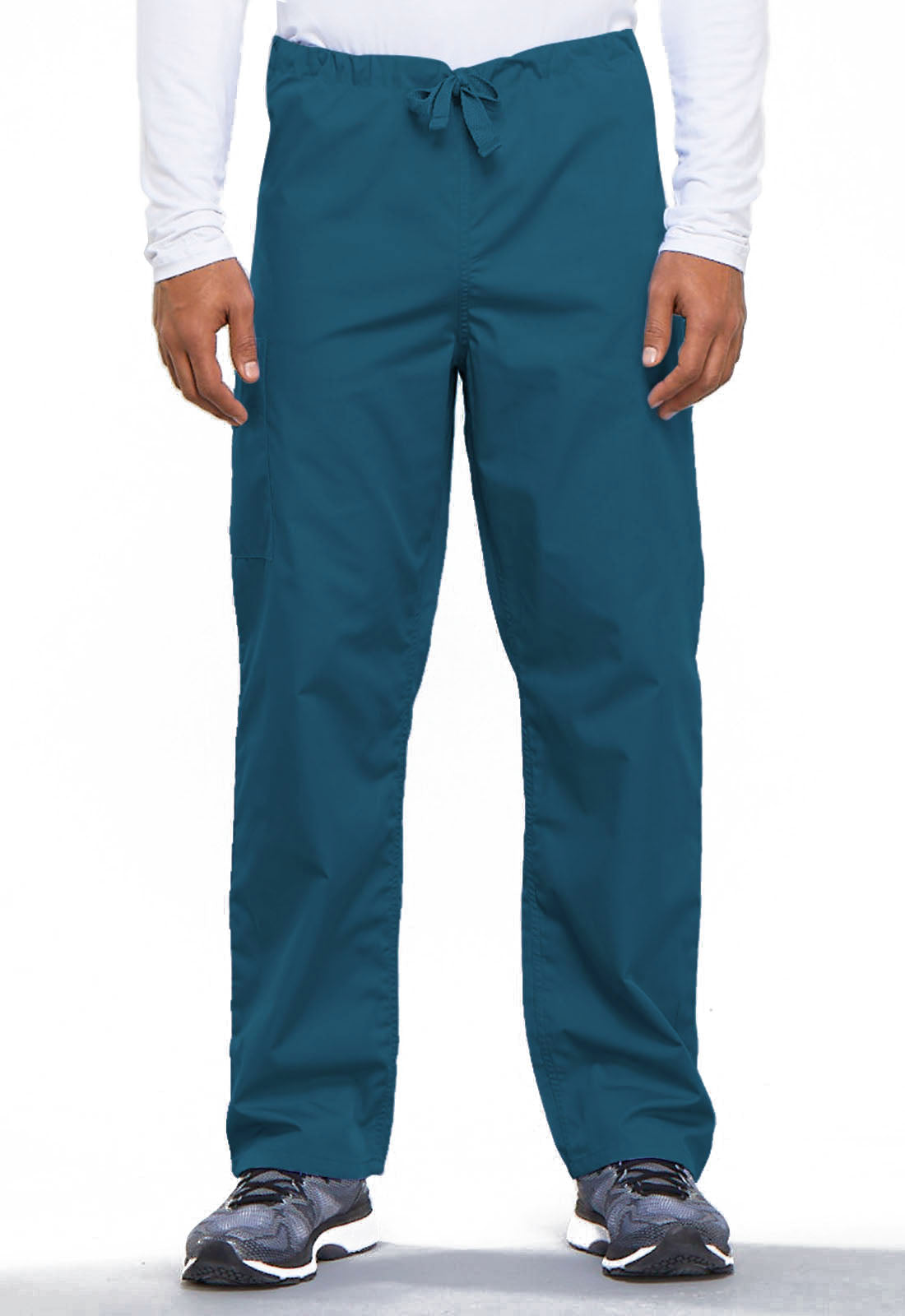 Unisex Unisex Drawstring Cargo Pant - Caribbean Blue