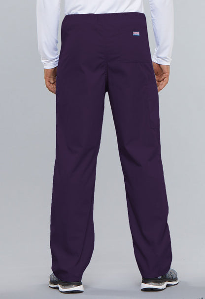 Unisex Unisex Drawstring Cargo Pant - Eggplant
