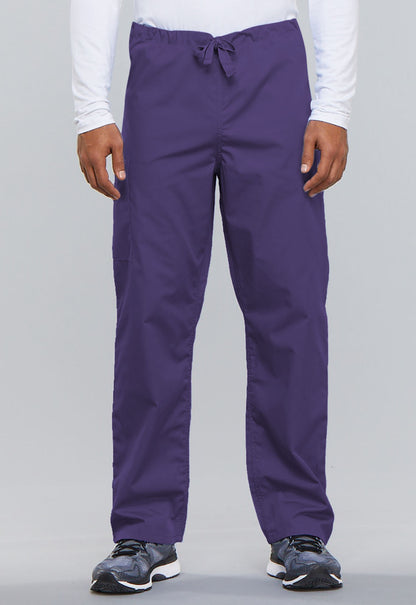 Unisex Unisex Drawstring Cargo Pant - Grape