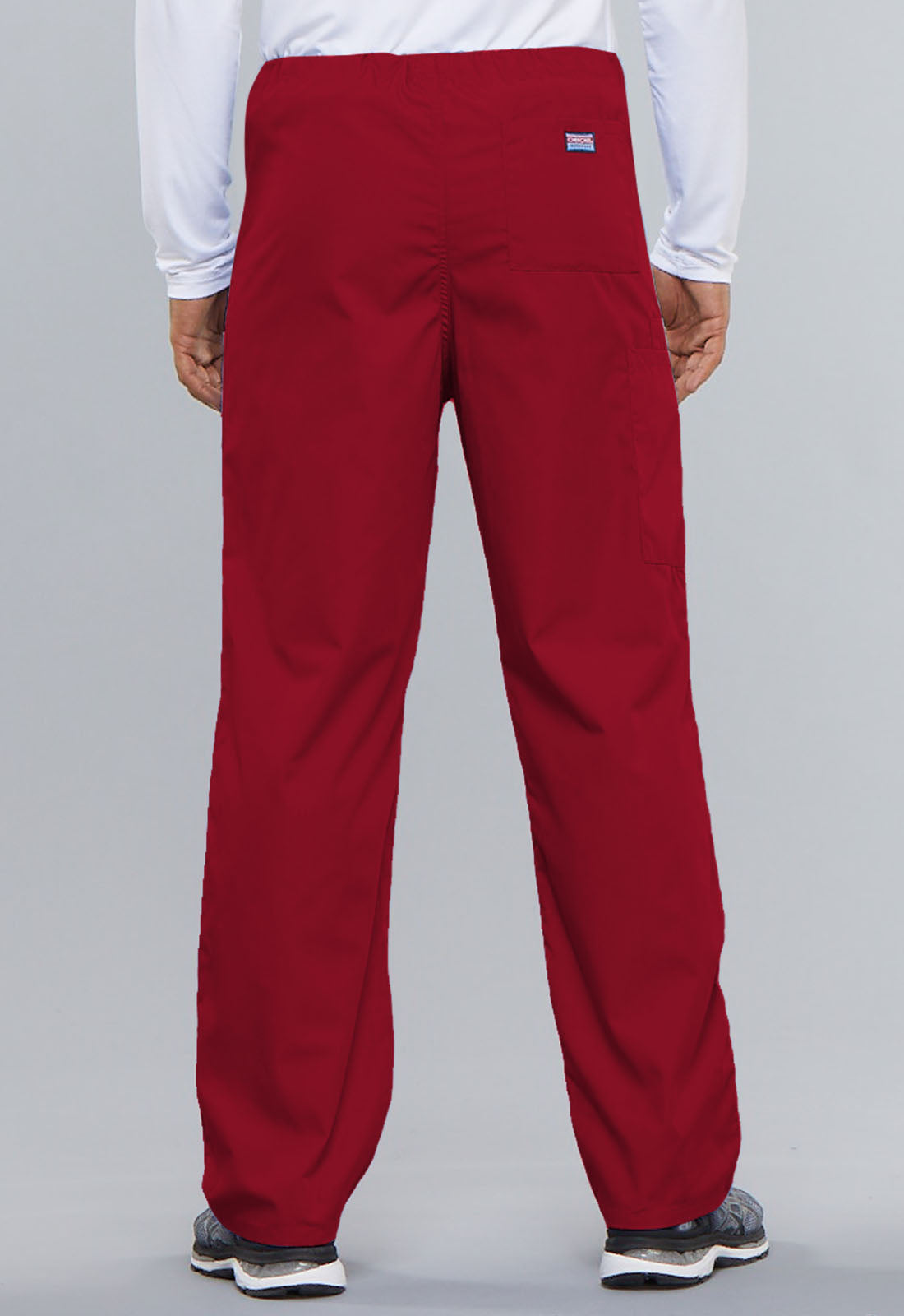 Unisex Unisex Drawstring Cargo Pant - Red