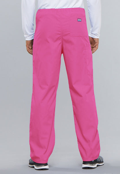 Unisex Unisex Drawstring Cargo Pant - Shocking Pink