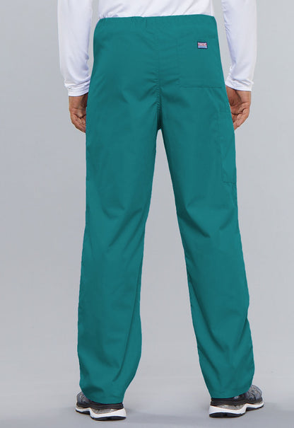 Unisex Unisex Drawstring Cargo Pant - Teal Blue