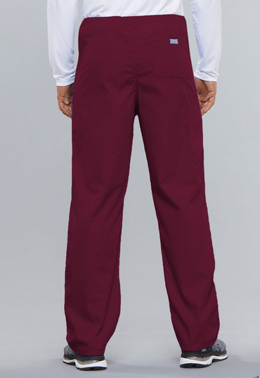 Unisex Unisex Drawstring Cargo Pant - Wine