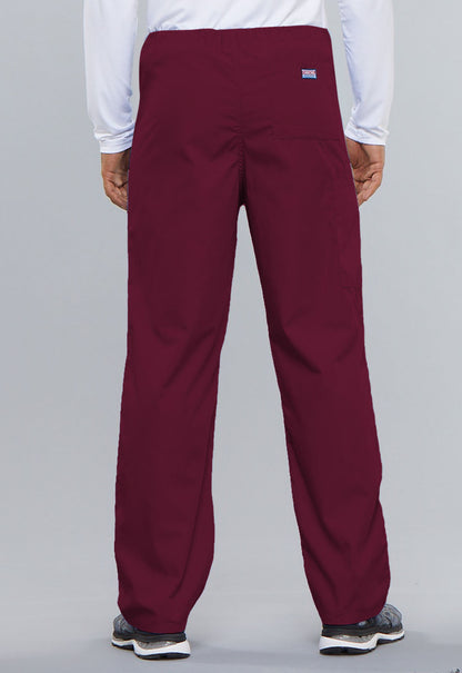 Unisex Unisex Drawstring Cargo Pant - Wine