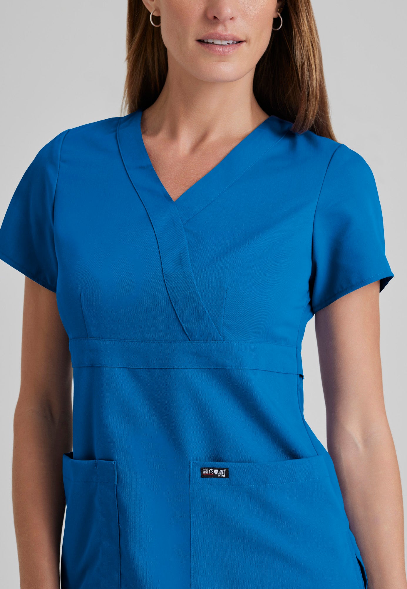 Riley Top - New Royal - Jen's Scrubs