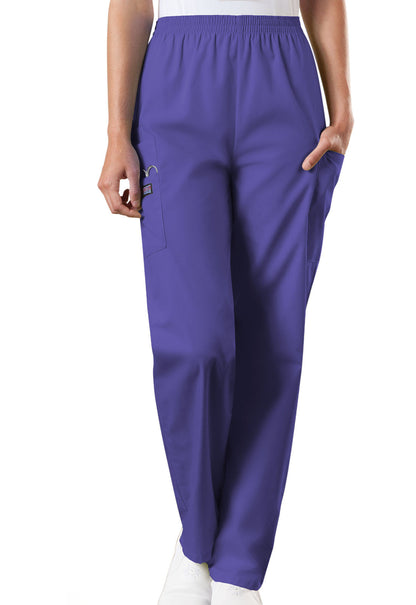 Women's Natural Rise Tapered Pull-On Cargo Pant - Grape