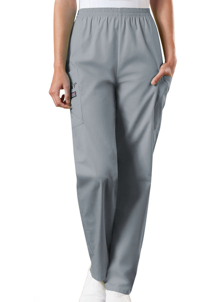 Women's Natural Rise Tapered Pull-On Cargo Pant - Grey