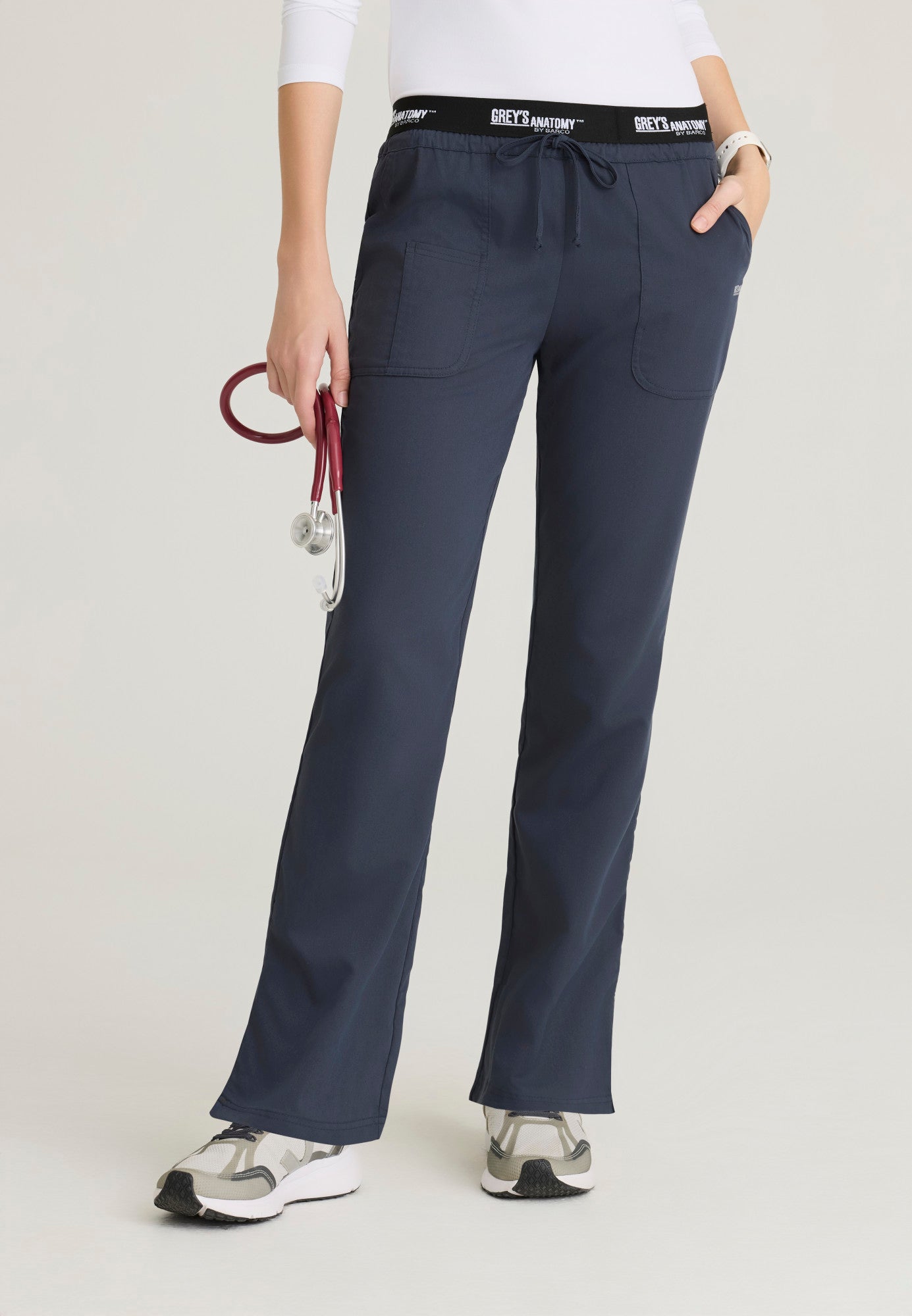 Aubrey Pant - Steel - Grey's Anatomy Scrubs