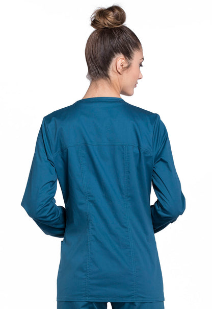 Women's Zip Front Jacket - Caribbean Blue