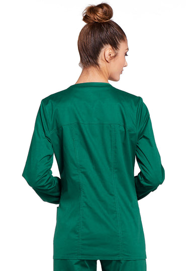 Women's Zip Front Jacket - Hunter Green