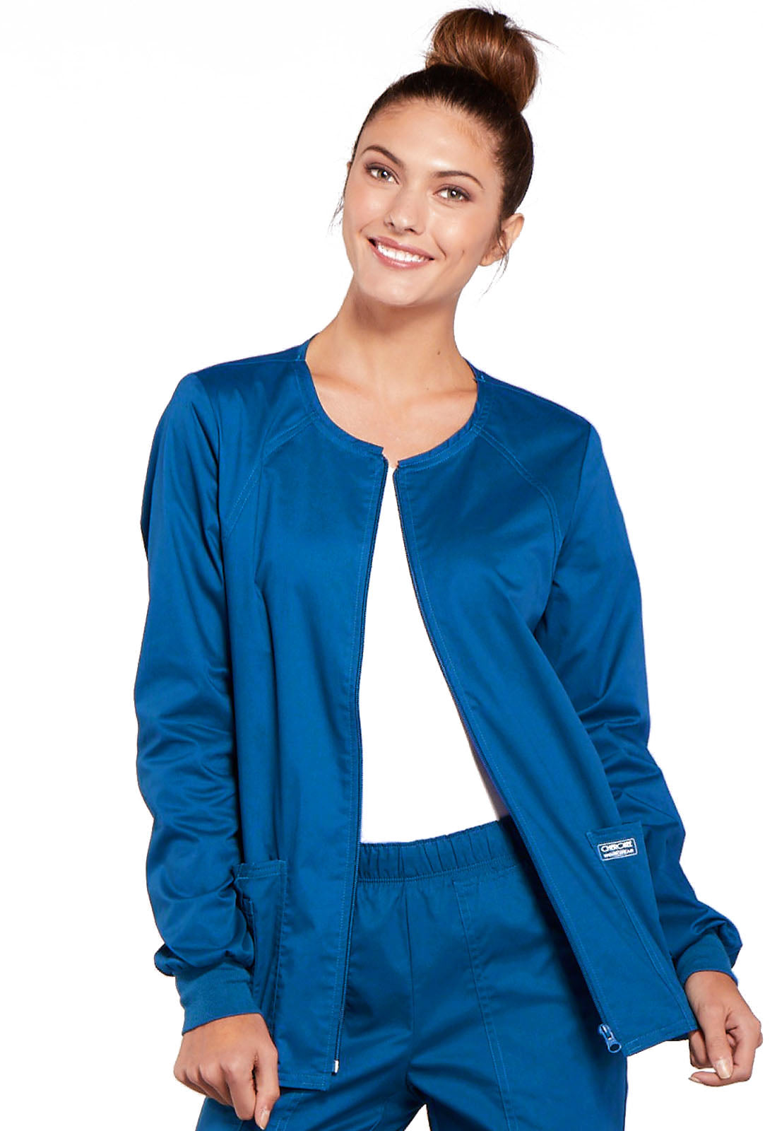 Women's Zip Front Jacket - Royal