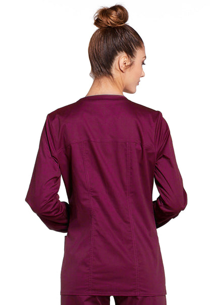 Women's Zip Front Jacket - Wine