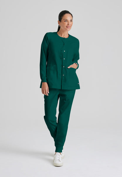 Jamie Warm-Up - Hunter Green - Jen's Scrubs