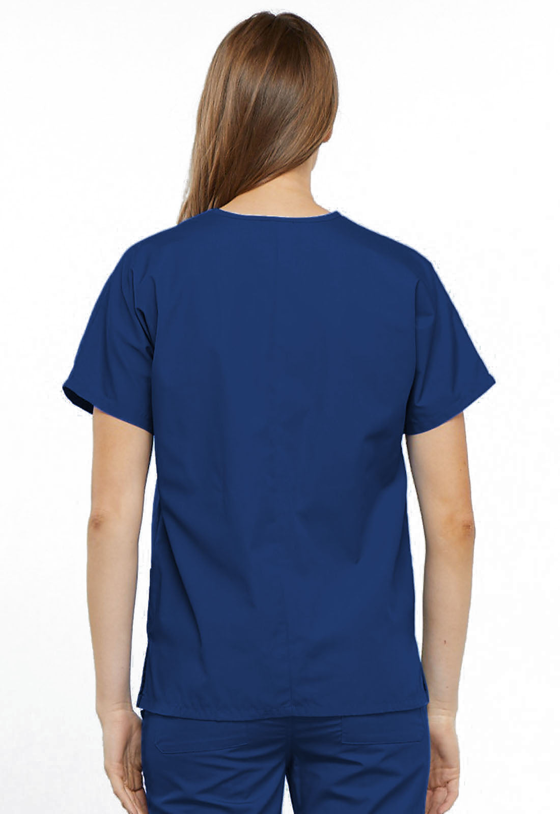 Women's V-Neck Top - Galaxy Blue