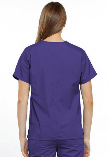 Women's V-Neck Top - Grape