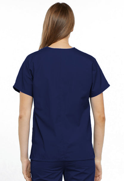 Women's V-Neck Top - Navy