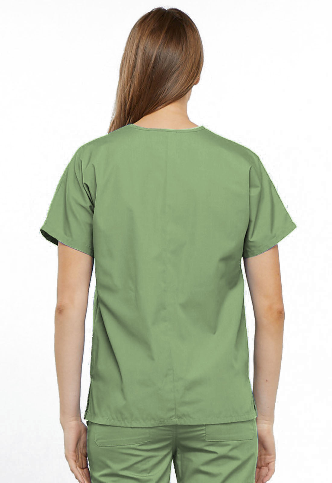 Women's V-Neck Top - Sage Green