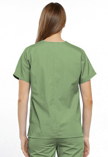 Women's V-Neck Top - Sage Green