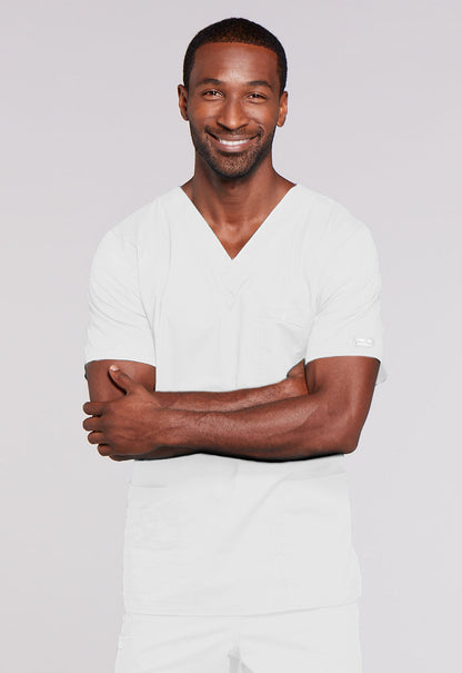 Unisex Unisex V-Neck Top - White