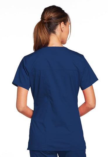 Women's V-Neck Top - Navy