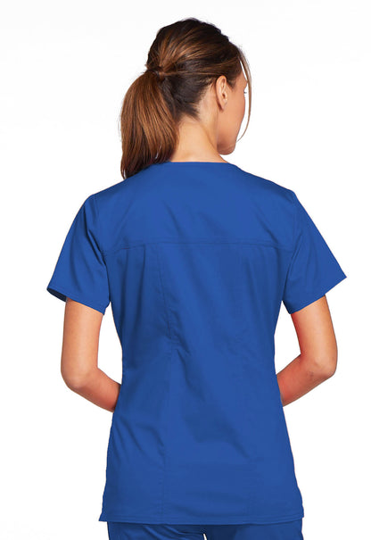 Women's V-Neck Top - Royal