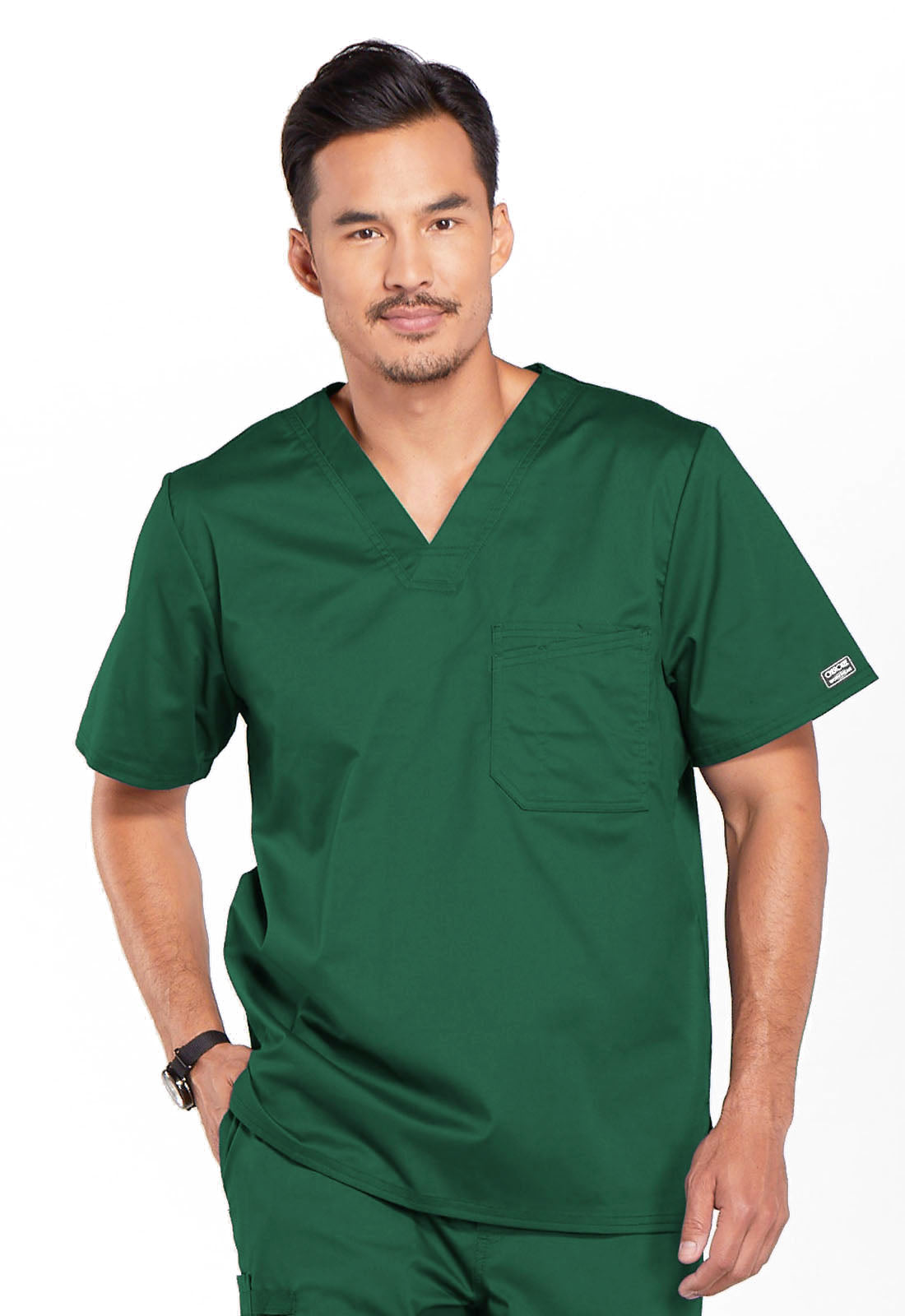 Men's Men's Tuckable V-Neck Top - Hunter Green